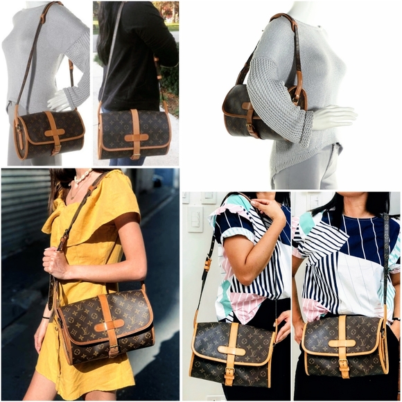 Louis Vuitton LV Monogram Crossbody Canvas Bag Purse - Picture 10 of 10